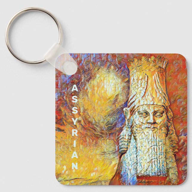 Art av Lamassu Keychain Nyckelring (Framsida)