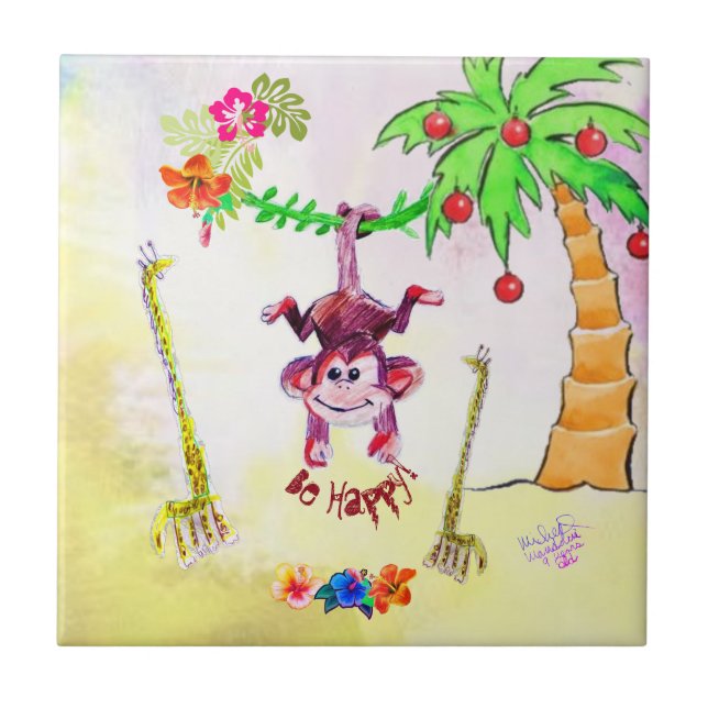 Art av Micheal Ceramic Tile Kakelplatta (Framsidan)