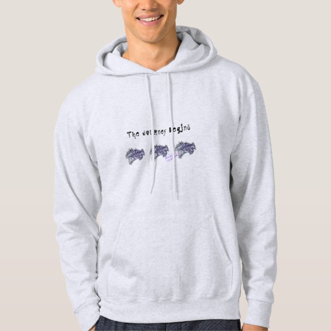 Art av Micheal the Journey Begins Hoodie (Framsida)