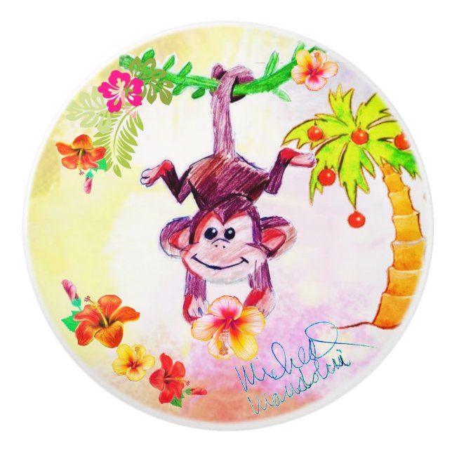 Art av Micheal Zion, keramiskt kloster Knopp (Framsidan)