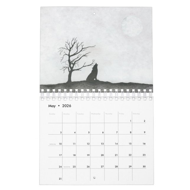 Art av Miranda Sue Hartmann Kalender (May 2026)