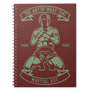 Art av Muay Thai Anteckningsbok