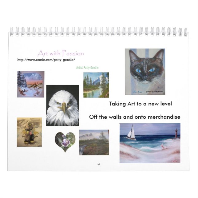 Art av Patty Gentile Kalender (Omslag)