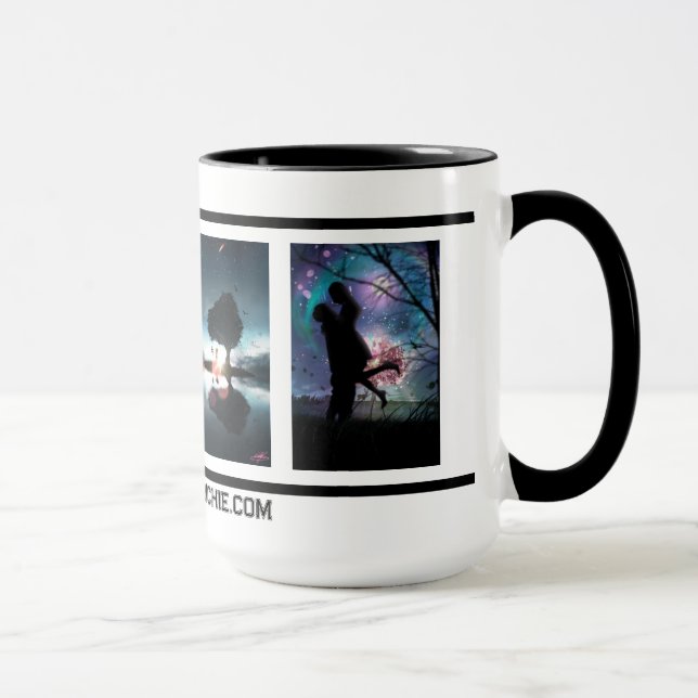 Art av Richie Portfolio biet Mugg (Höger)