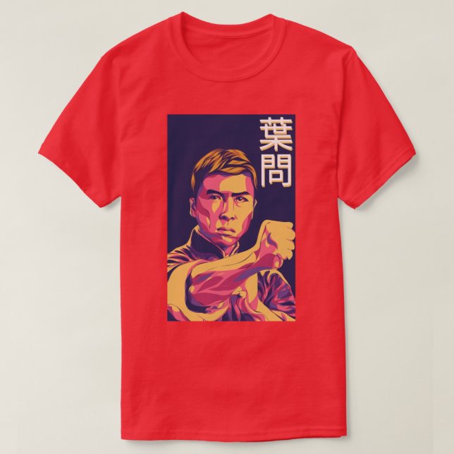 Art av Yip Man T Shirt (Design framsida)