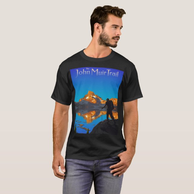 Art - Banderollepaket - John Muir Trail Text T Shirt (Hel framsida)