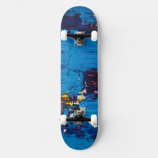 Art Blå Cool Mini Skateboard Bräda 18,5 Cm