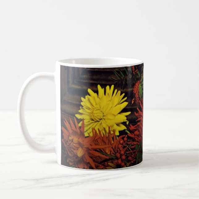 Art-Blommigt Kaffemugg (Vänster)