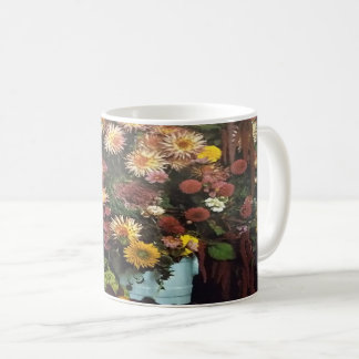 Art Blommigt Vas Bouquet Mugg