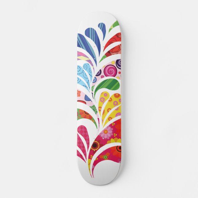 Art Bloom Old School Skateboard Bräda 21,6 Cm (Framsida)