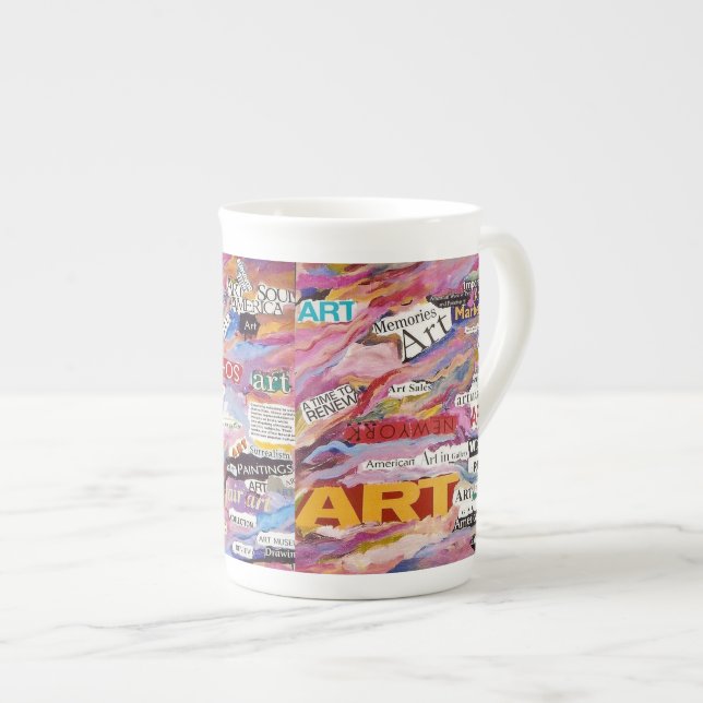 Art Bone China Mugg Benporslin Mugg (Framsida höger)