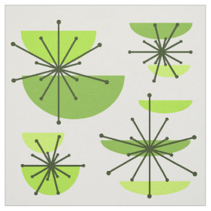 Art Bowls Starbursts Chartreuse Tyg