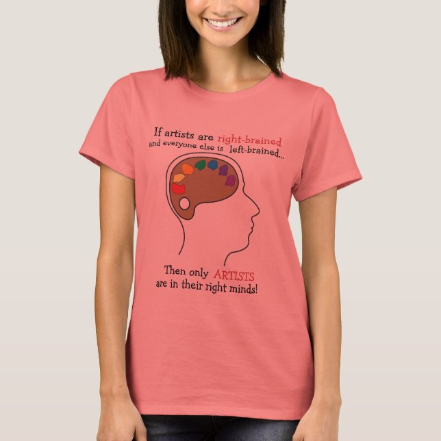 Art Brain T-Shirt (Framsida)