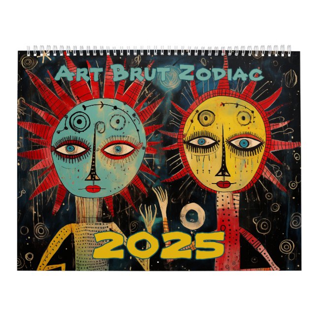 Art Brut Zodiac Calendar Kalender (Omslag)