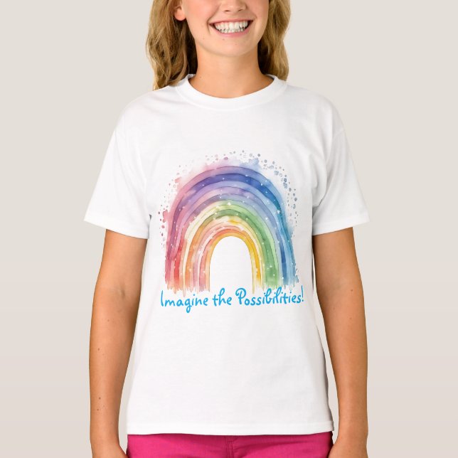 Art by Debi, Rainbow Child's Shirt T (Framsida)