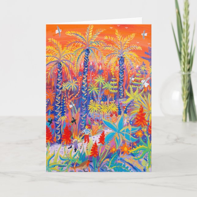 Art Card: Strolling under a Red Hot Sunset, Tresco Kort (Framsida)