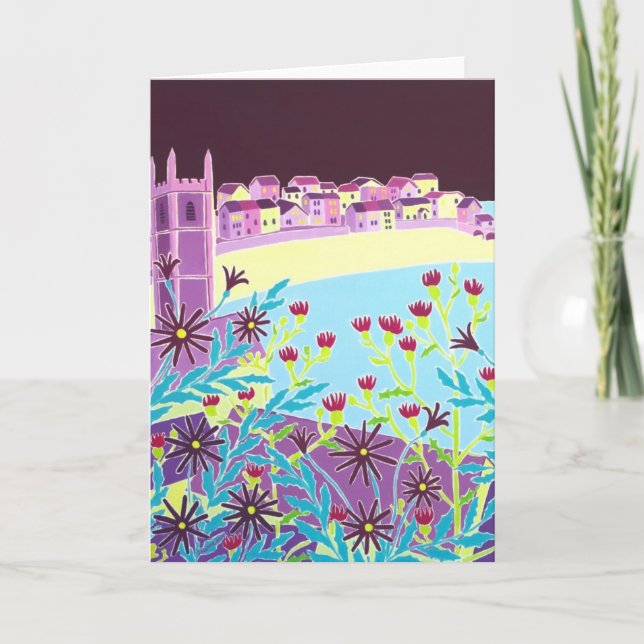 Art Card: Velvet Himmel, St. Ives Helgkort (Framsida)
