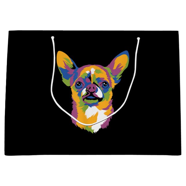 Art Chihuahua Cute Tass Pet Gift Manar Women Kids  (Framsidan)