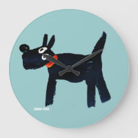 Art Clock: John Dyer Scotty Hund
