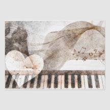 Art Collage Music Piano 30 Decoupage