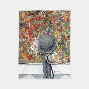 Art Connoisseur av Norman Rockwell Fleecefilt