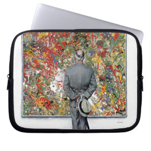 Art Connoisseur av Norman Rockwell Laptop Sleeve