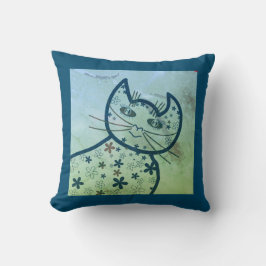 Art,Cute Cat Clipart Kudde