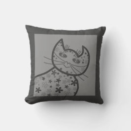 Art,Cute Cat Clipart Kudde