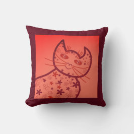 Art,Cute Cat Clipart Kudde