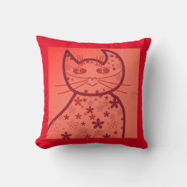 Art,Cute Cat Clipart Kudde