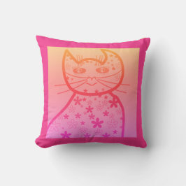 Art,Cute Cat Clipart Kudde