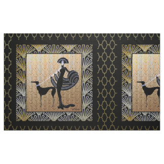 Art Deco 16-tums Cushion Panels Tyg