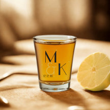 Art Deco 1920 Bröllop spara datum-glas