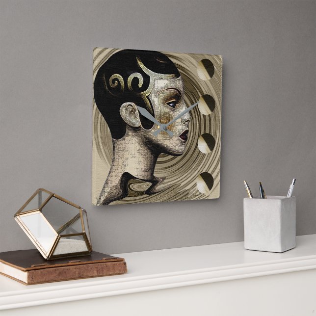 Art Deco 1920 Fyrkantig Klocka (Skapare uppladdad)