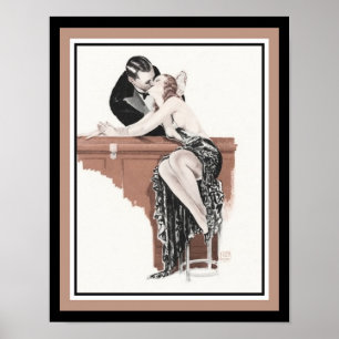 Art Deco 1920's "Cocktail Pub" Poster