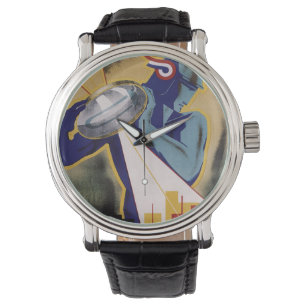 Art déco 1934 Jaarbeurs Utrecht Armbandsur