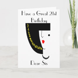 ART DECO 21:A BIRTHDAY GREETING CARD KORT
