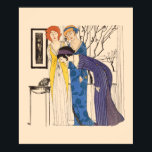 Art Deco 3 Paul Poiret-klänningar av Paul Iribe Poster<br><div class="desc">Detta är ett digitalt utökat tryck av en vintage från 1908,  Paul Iribe Art Deco mode,  som illustrerar tre Paul Poiret-klänningar. Du kan anpassa bakgrunden till färg.</div>