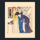 Art Deco 3 Paul Poiret-klänningar av Paul Iribe Poster<br><div class="desc">Detta är ett digitalt utökat tryck av en vintage från 1908,  Paul Iribe Art Deco mode,  som illustrerar tre Paul Poiret-klänningar. Du kan anpassa bakgrunden till färg.</div>