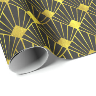 Art Deco 3A-omslagning Papper Presentpapper