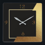 Art Deco-akrylväggslås Fyrkantig Klocka<br><div class="desc">Underbar och högkvalitativ utformning. Du kommer att kärlek det som andra. Du kan fritt använda den här designen för andra produkter som du vill ha. Tack.</div>