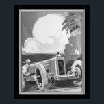 Art Deco, Alex Kow, 1929 Grand Prix Poster<br><div class="desc">Art Deco,  Alex Kow,  poster tillverkad för 1929 års Grand Prix.</div>