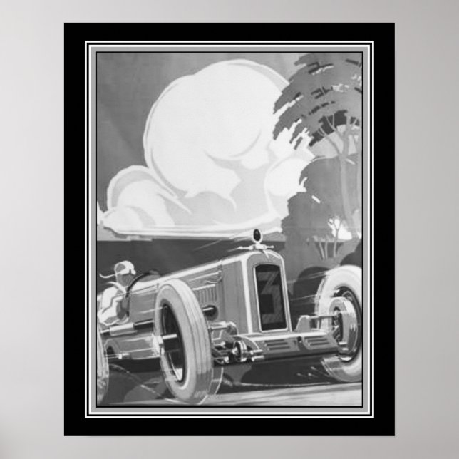 Art Deco, Alex Kow, 1929 Grand Prix Poster (Framsidan)