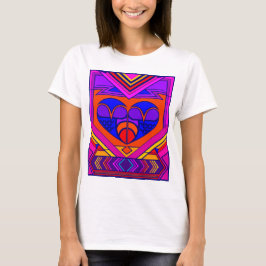 Art Deco Alla hjärtans hjärta T-shirt
