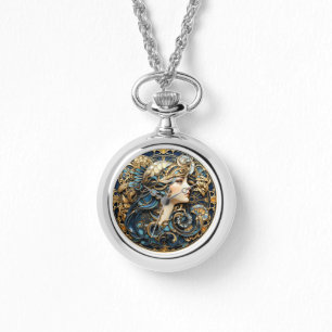 Art Deco Alphonse Mucha Stil Elegant Armbandsur