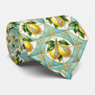 Art Deco Amalfi Citron Mediterranean DIamonds Slips