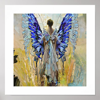 Art deco-ängel poster