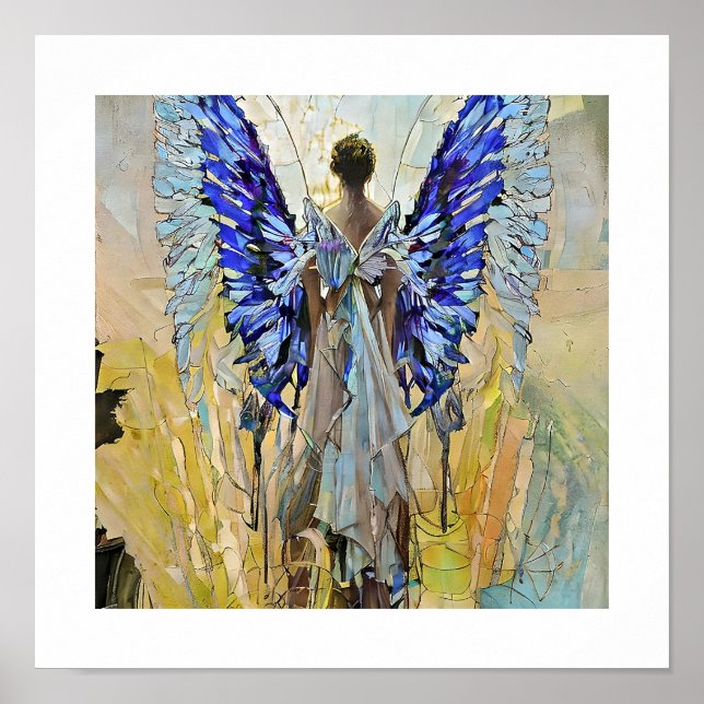 Art deco-ängel poster (Framsidan)