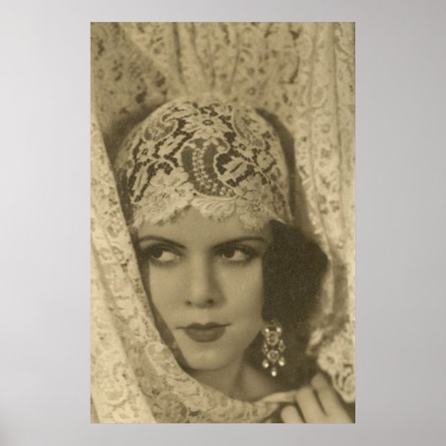 Art deco ansikte poster (Framsidan)