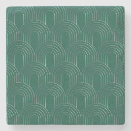 Art Deco Arches | Elegant Modern Vintage Scallop Stenunderlägg